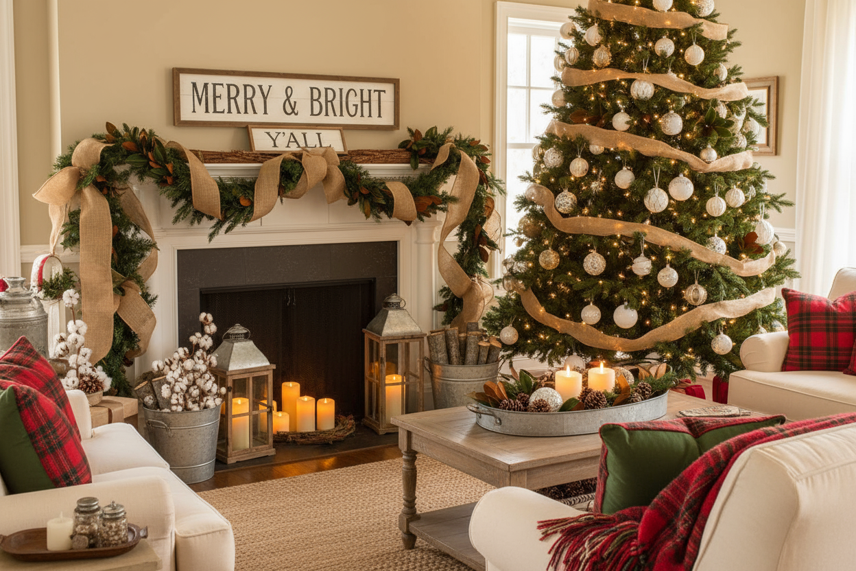 southern christmas decor